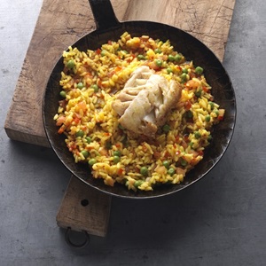 Filet de colin façon paëlla