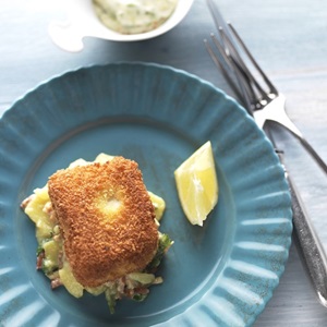 Filets de plie frits