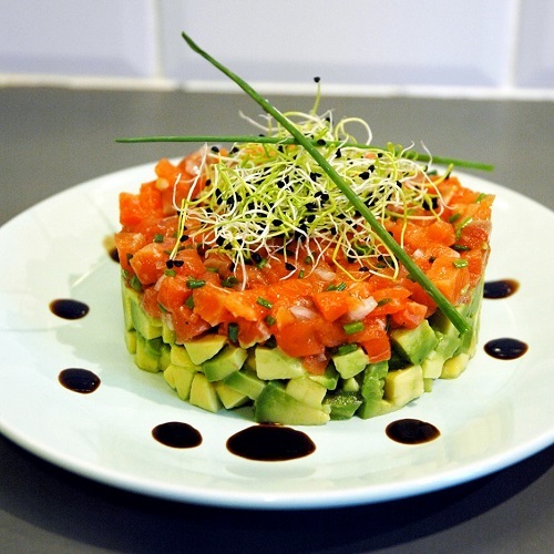 Tartare de saumon sauvage et avocat