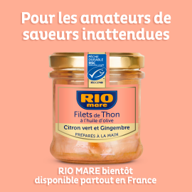 Rio mare, leader italien dans la production de thon lance une gamme 100% MSC pêche durable en France