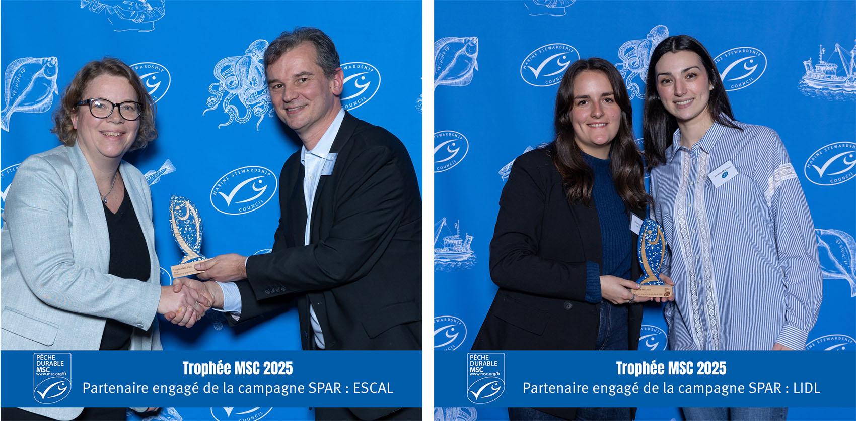 Awards MSC Pêche Durable remis aux partenaires pour leur effort dans la sensibilisation des consommateurs