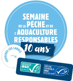 Logo de la Semaine de la pêche et de l'aquaculture responsables