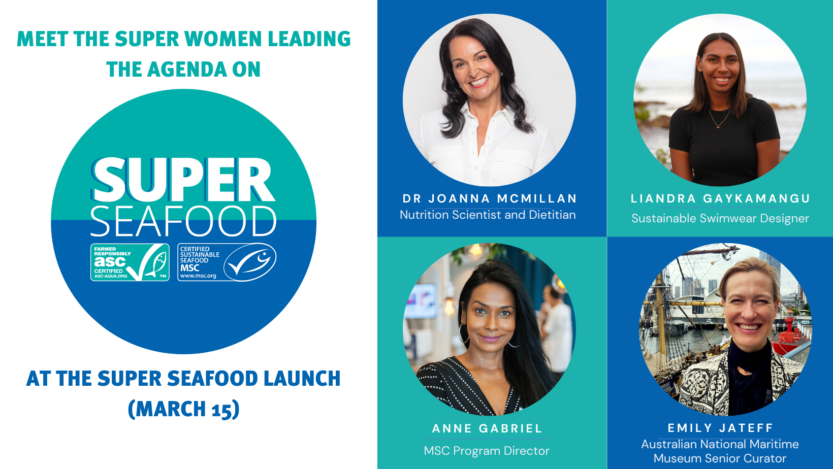 Super Seafood Launch Speakers