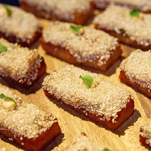Wild prawn toast