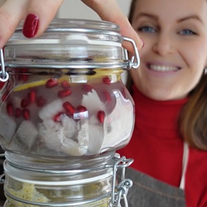 Senapssill med sting och Ginsill med tydlig enbärskaraktär