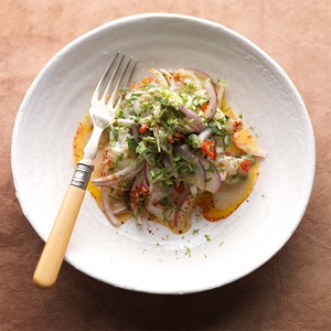 Ceviche di merluzzo