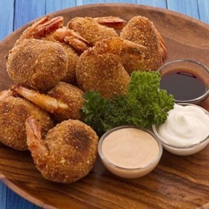 Falafel di gamberi e ceci
