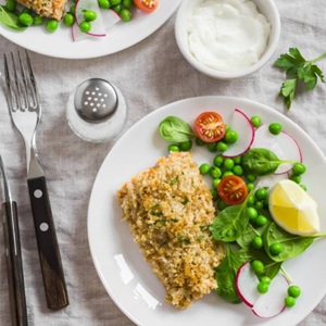 Salmone croccante
