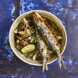 Somen Noodles in brodo con cappellani certificati msc