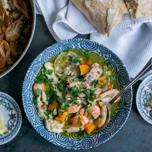 Zuppa di pesce alla turca