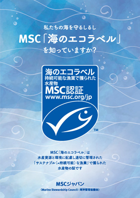 MSCジャパン 一般消費者向けリーフレット表紙 MSCジャパン 一般消費者向けリーフレット表紙