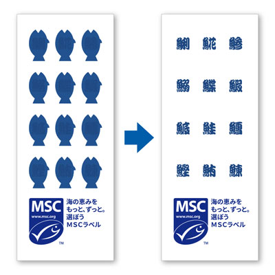 「魚の漢字が出てくるタオル」のイメージ画像