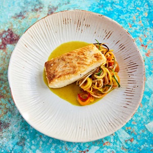 할리벗(halibut)애호박 스파게티