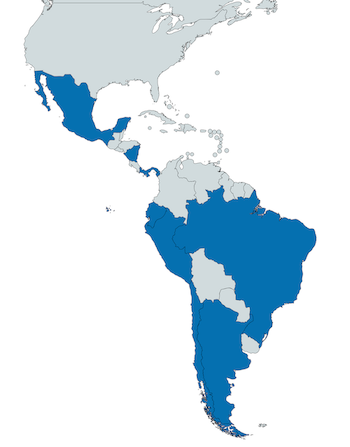 Mapa America Latina