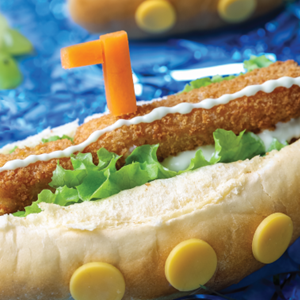 Fish Finger ‘Submarine’ Sandwich