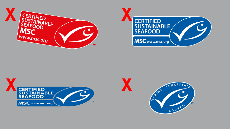 Wrong use of the MSC label examples