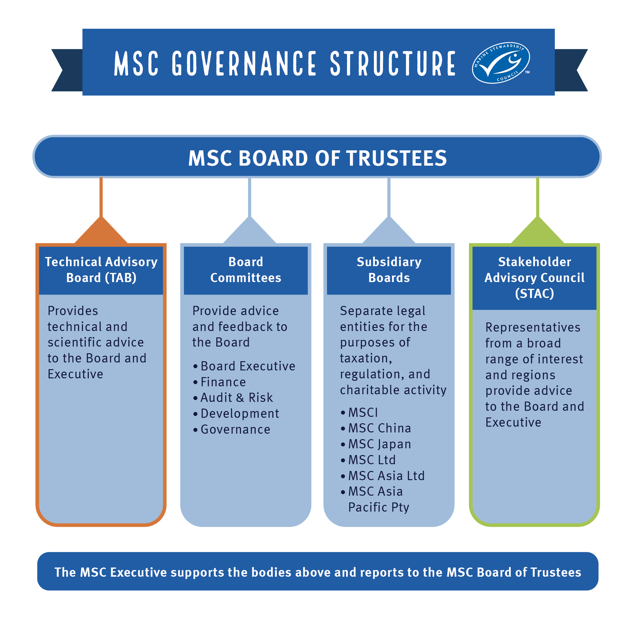 Chart of MSC Governance Structure