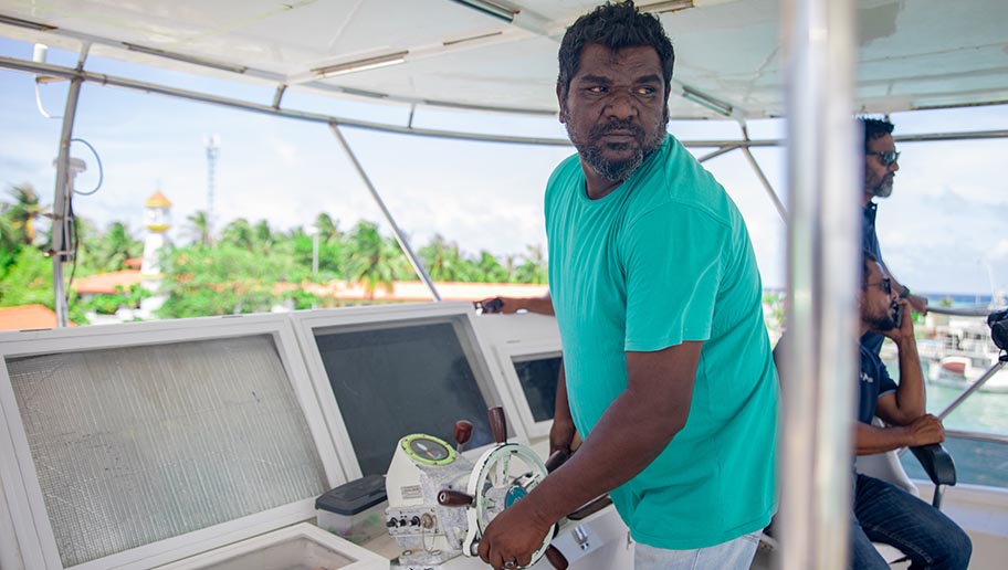 Maldives skipjack tuna vessel skipper Azwaad Farooq