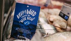Stockmann Finland Keep it Wild campaign fish counter with sign