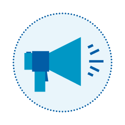 Assessment announcement and stakeholder comments icon