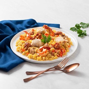 30-Minute seafood paella