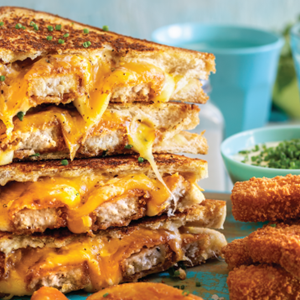 Fish Finger Grilled Cheese Sandwich