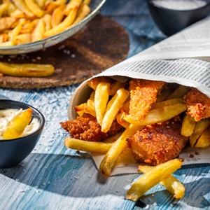 Homemade fish and chips recipe
