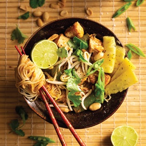 Fish red curry
