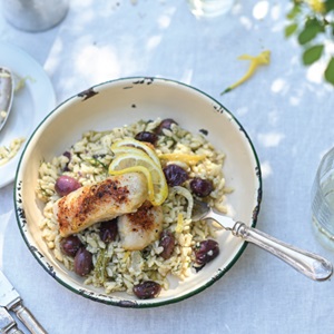 Greek Hake with Feta, Lemon & Fennel
