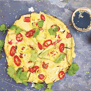 Korean fisch pancakes