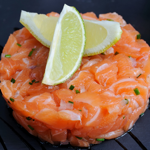 Salmon tartare Marine Stewardship Council