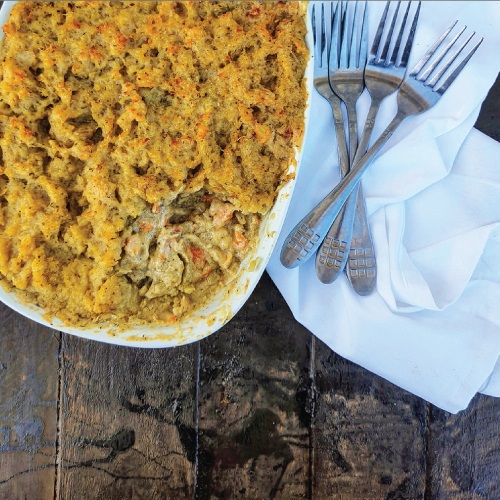 Classic South African fish pie