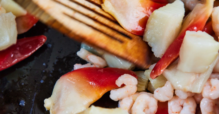 Chinese Seafood and Tomato Hotpot - Step 4