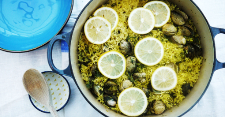 Cockles and dill rice - Step 4