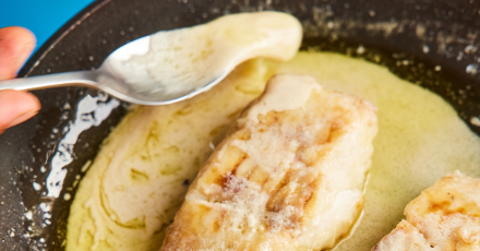 Creamy Coconut Hake with grilled seasonal vegetables - Step 3