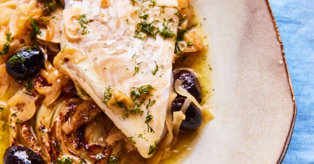 Haddock with Fennel, Lemon and Black Olives - Step 4