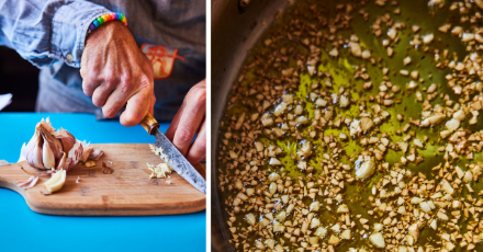 Puttanesca Style Squid Salad - Step 1