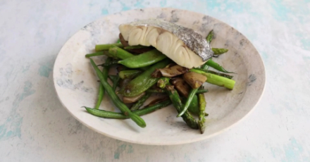 Steamed hake and vegetables - Step 4