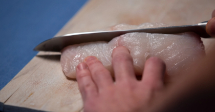 Steamed Halibut Fillet with Chinese Rice Wine - Step 1