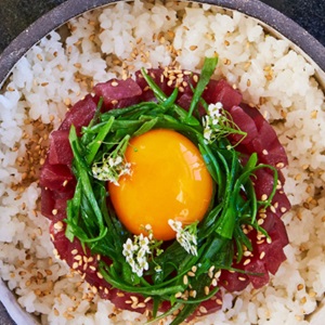 Tonnikala Tuna Donburi with Baltic Herring Tempura