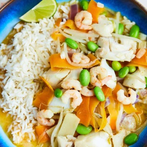Thai Curry with Pollock and Coldwater Shrimps