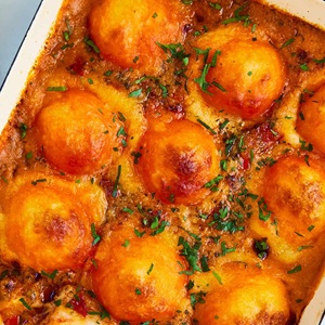 Whitefish and potato pot pie