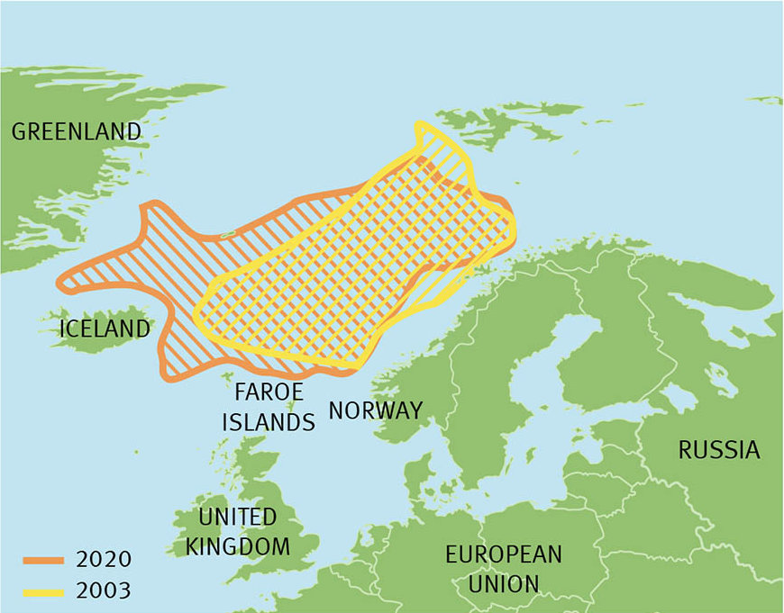 Stock distribution Atlanto-Scandian herring