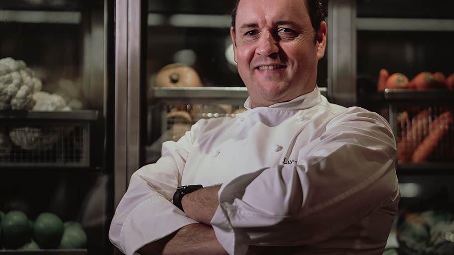 Portrait of chef Lucas Glanville