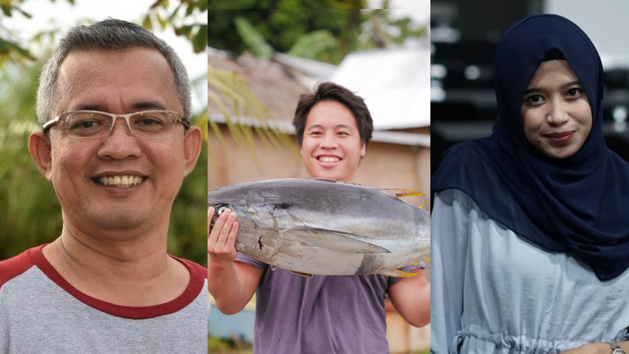 Triptych of MSC Indonesia team portraits