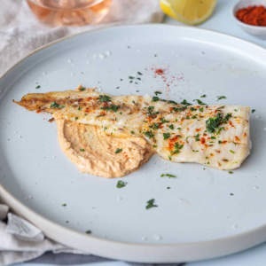 Grillad vitfisk med taramasalata