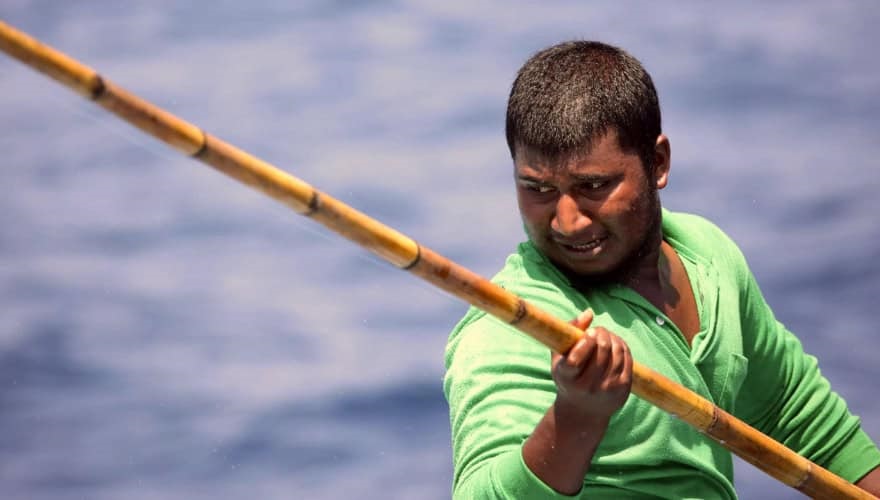 Tuna fishing in the Maldives