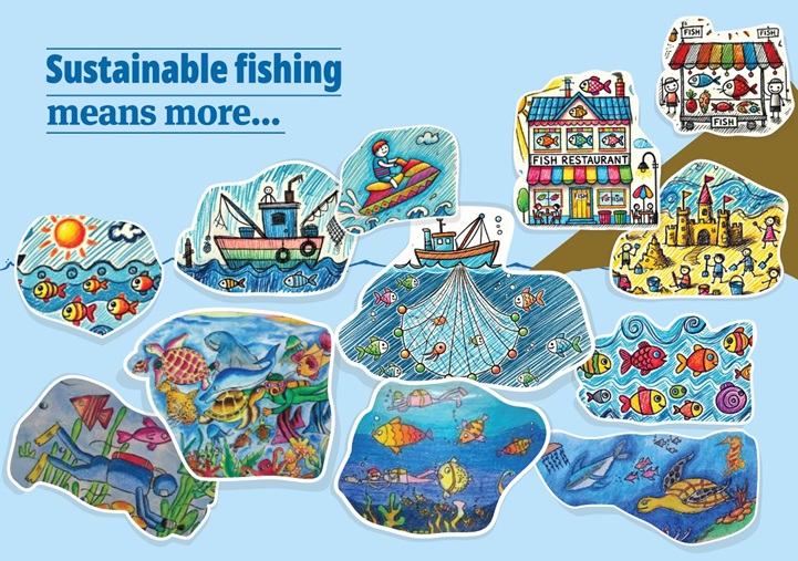 Example of ocean walldeveloped by students