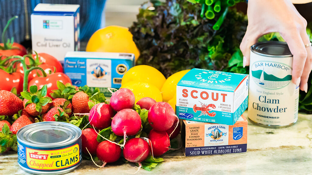 header tablet Grocery lay shot by Anthony Rayburn