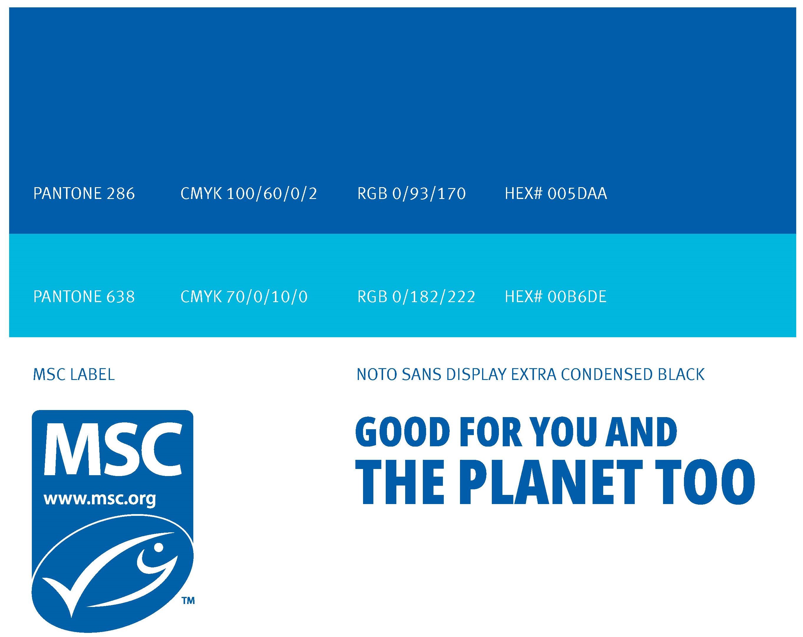MSC colors and fonts MSC colors and fonts